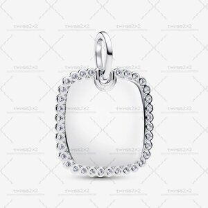 Pandora Engravable Square Tag Pendant